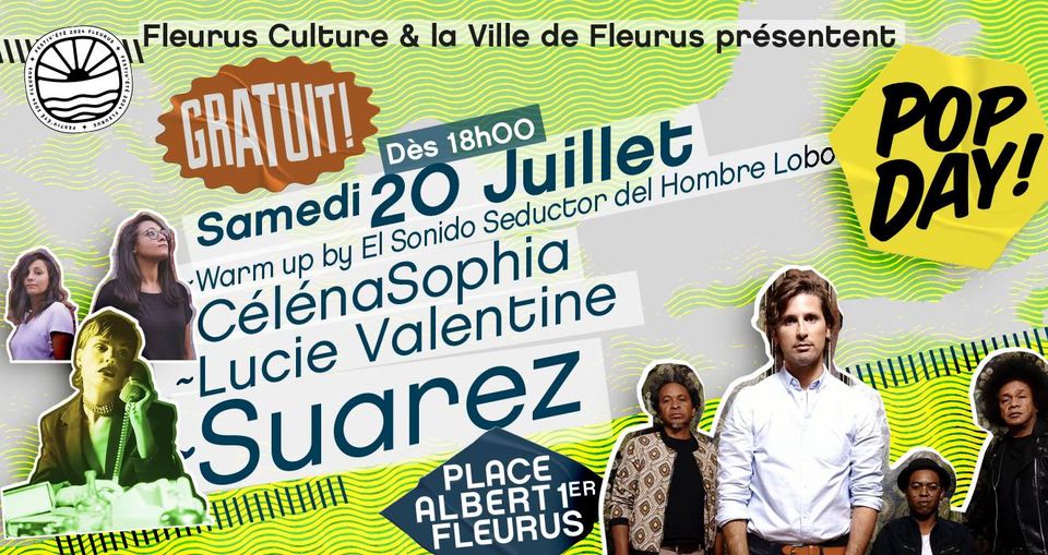 affiche du pop day 2024 de Fleurus Culture