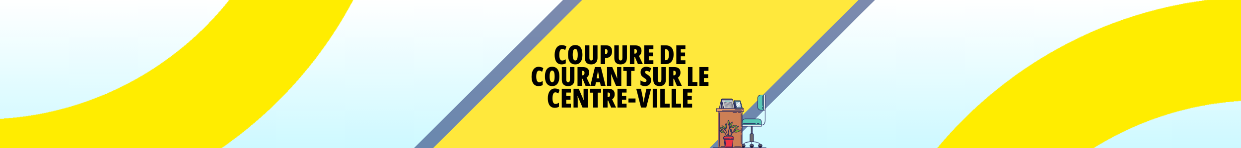 Coupure de courant sur le centre-ville