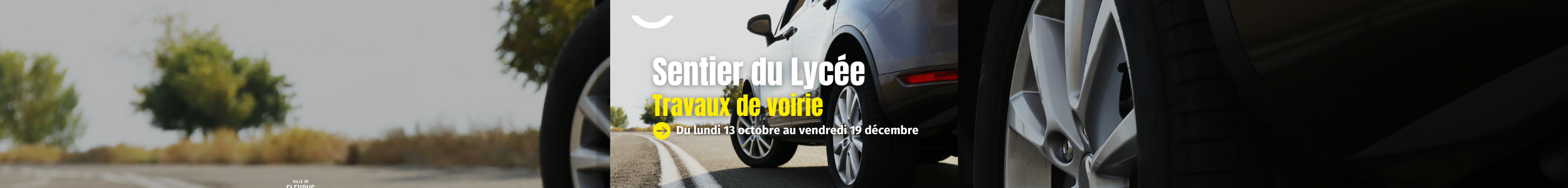 Travaux au Sentier du Lycée