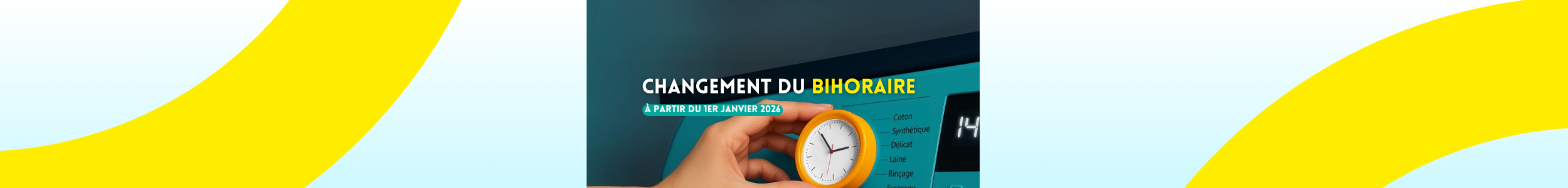 Le bihoraire adapté à partir du 1er janvier 2026