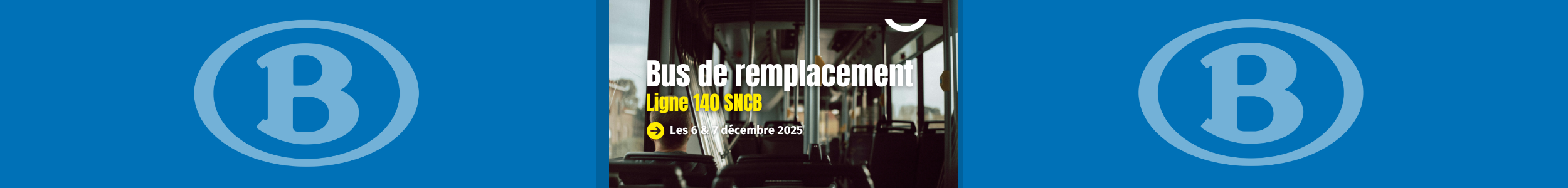 Ligne 140 : Bus de remplacement