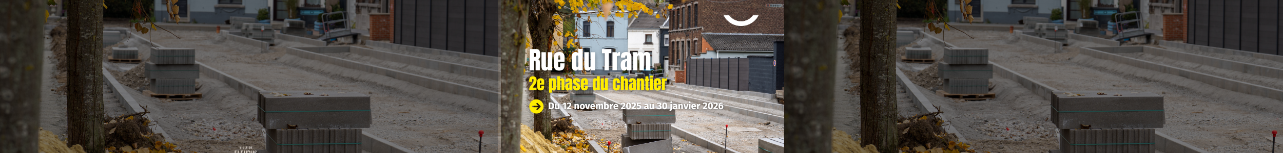 Rue du Tram fermée à la circulation