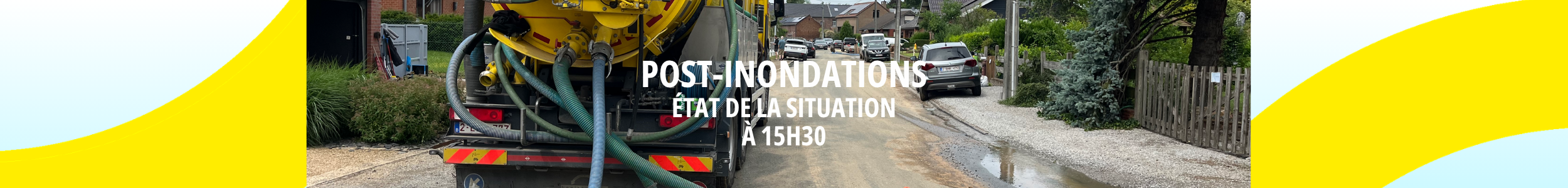 Inondations à Fleurus : état de la situation à 15h30, routes fermées et renforts annoncés
