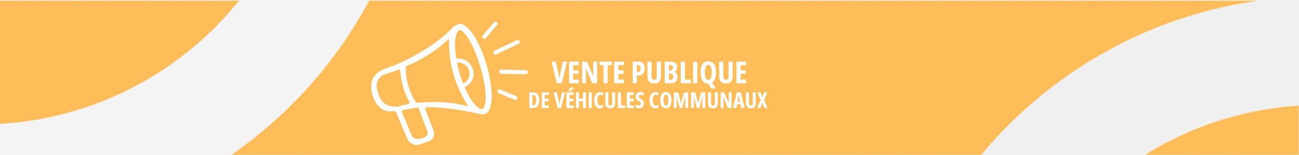 Vente publique de véhicules communaux