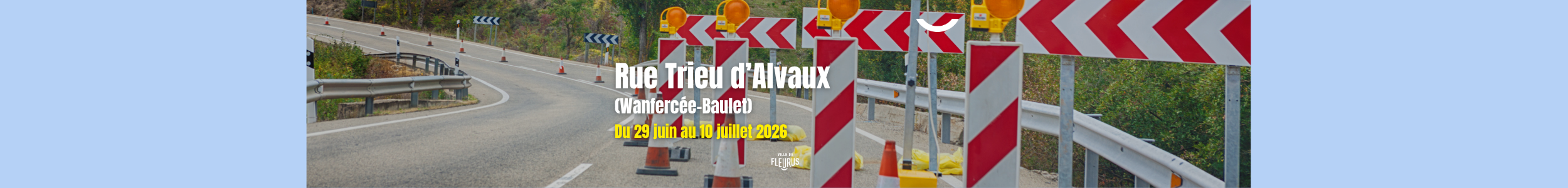Travaux à la rue Trieu d&rsquo;Alvaux