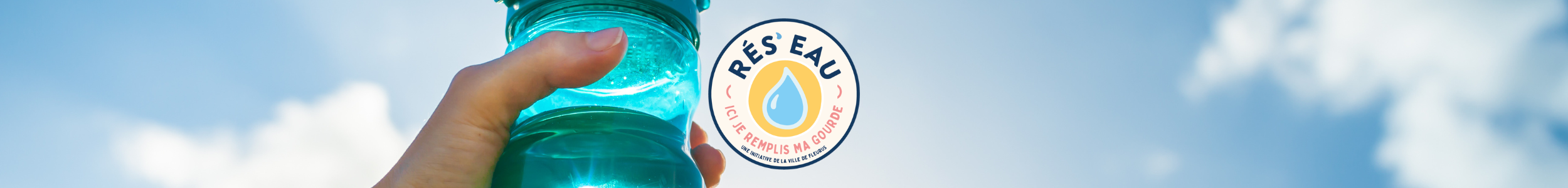 Rés’Eau : votre gourde remplie gratuitement auprès de nos partenaires !